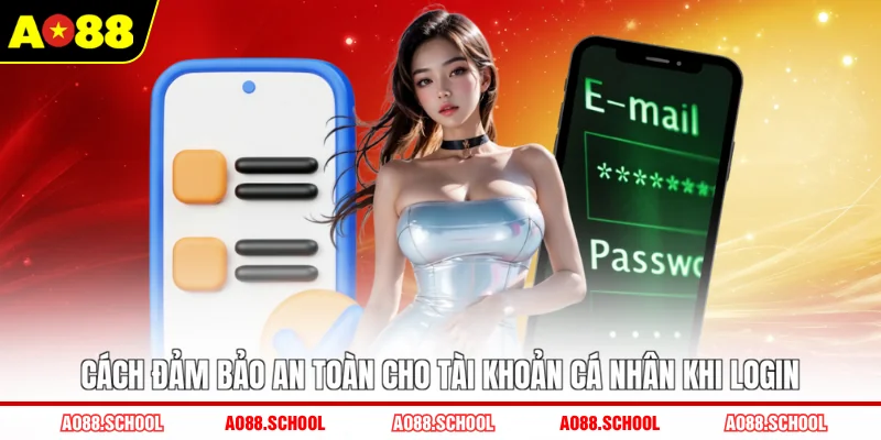 Cách đảm bảo an toàn cho tài khoản cá nhân khi login