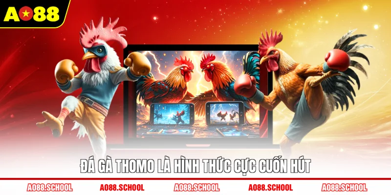 Đá gà Thomo là hình thức cực cuốn hút Đá gà Thomo là hình thức cực cuốn hút