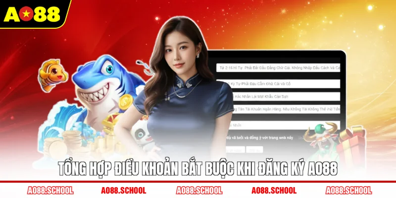 Tổng hợp điều khoản bắt buộc khi đăng ký AO88 Tổng hợp điều khoản bắt buộc khi đăng ký AO88